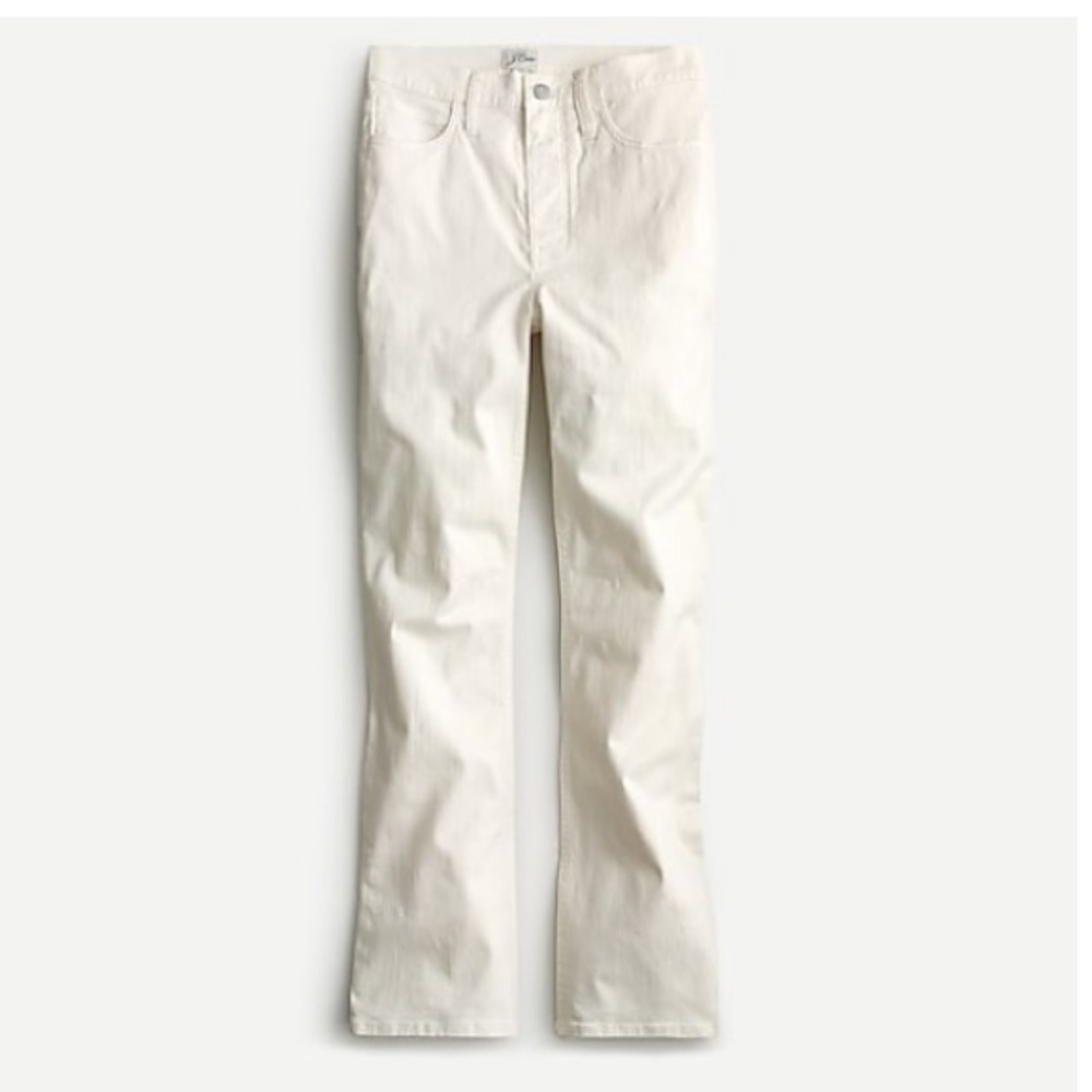 EUC J.Crew Garment-dyed demi-boot crop pant